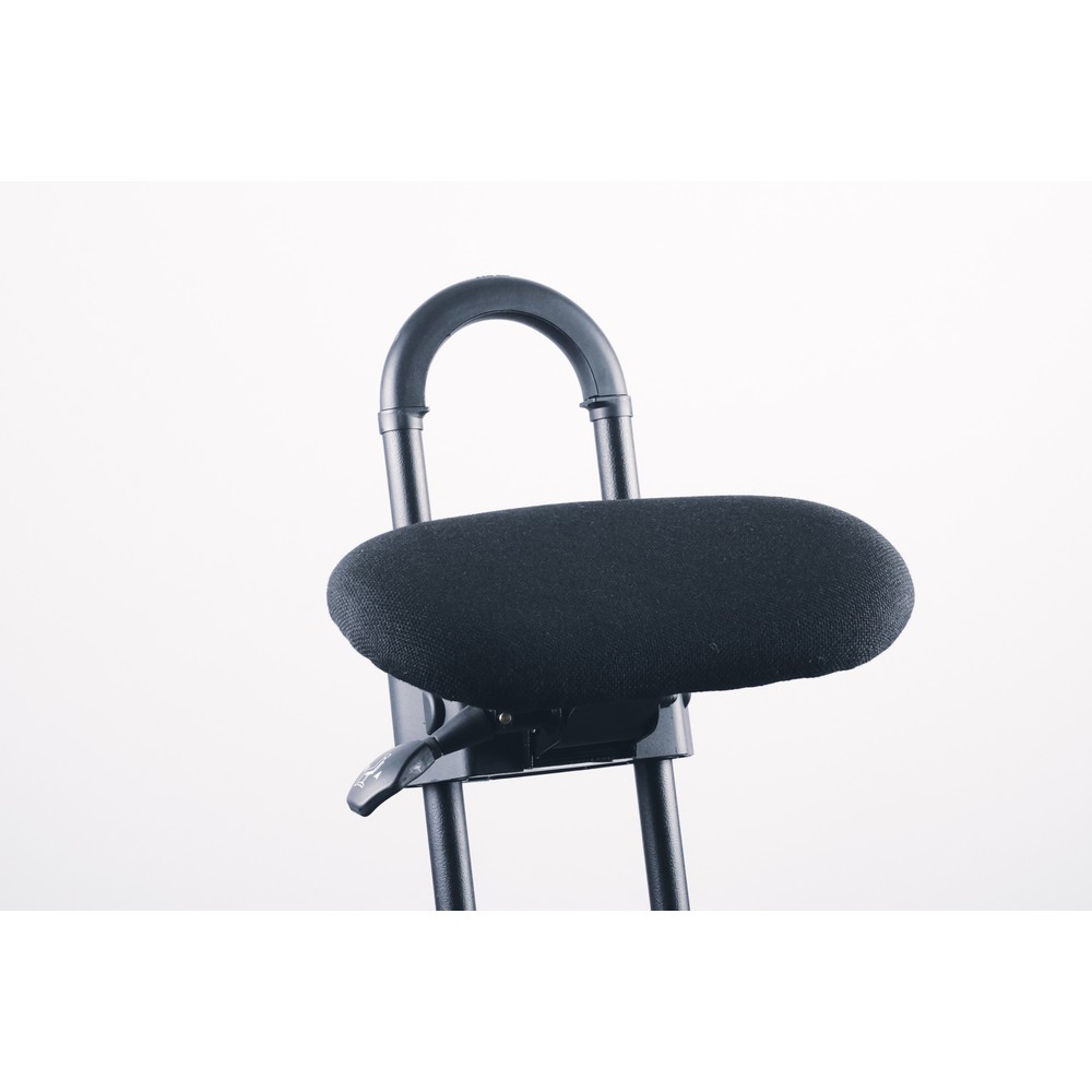 Produktabbildung Nr. 14: Siège assis-debout à roulettes, revêtement en tissu, hauteur d'assise 610 à 860 mm, patins, pied