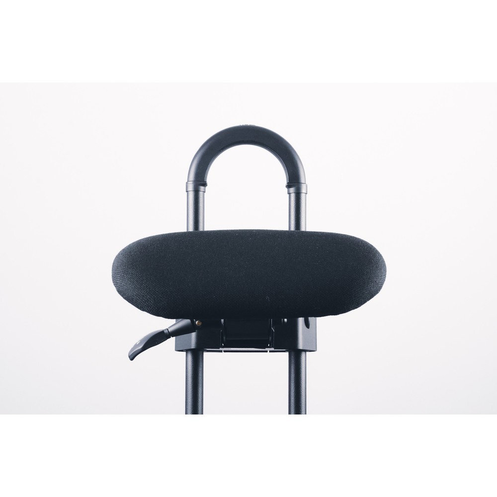 Produktabbildung Nr. 15: Siège assis-debout à roulettes, revêtement en tissu, hauteur d'assise 610 à 860 mm, patins, pied