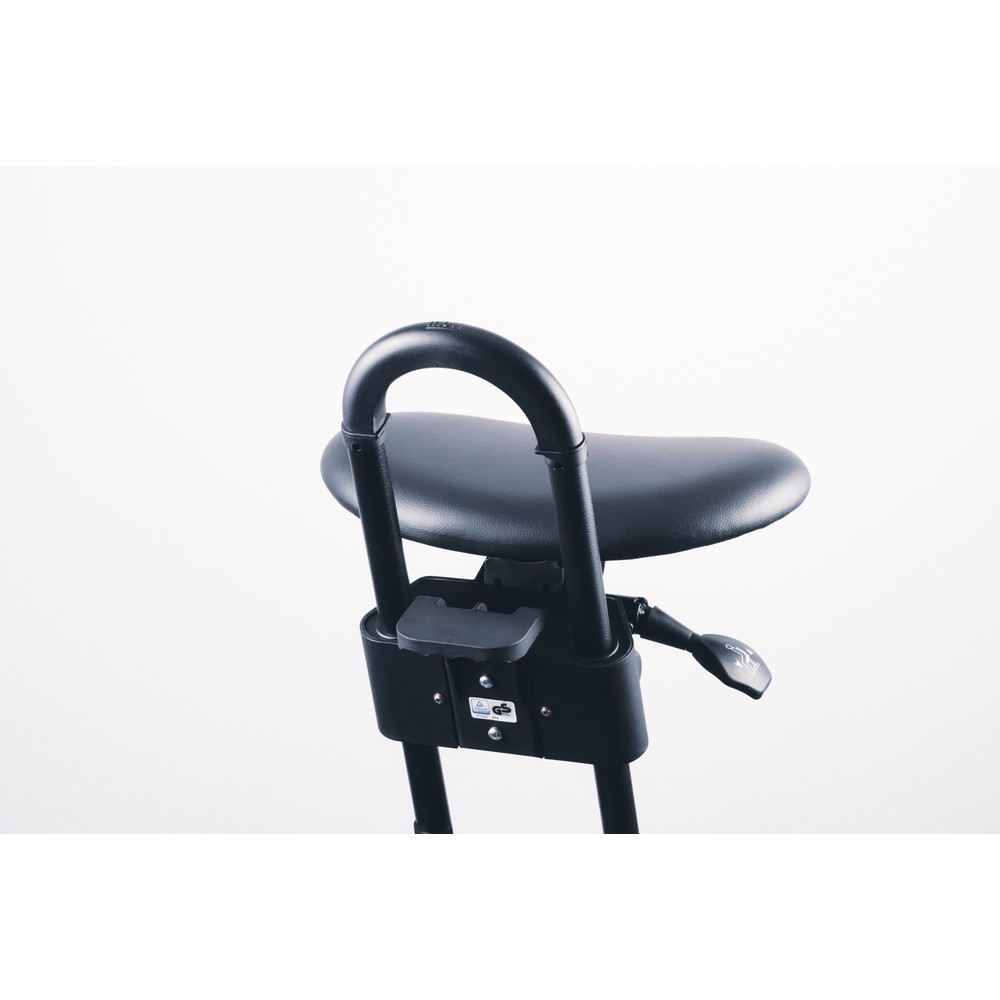 Produktabbildung Nr. 4: Siège assis-debout à roulettes, assise similicuir inclinable, hauteur d'assise 615 à 860 mm