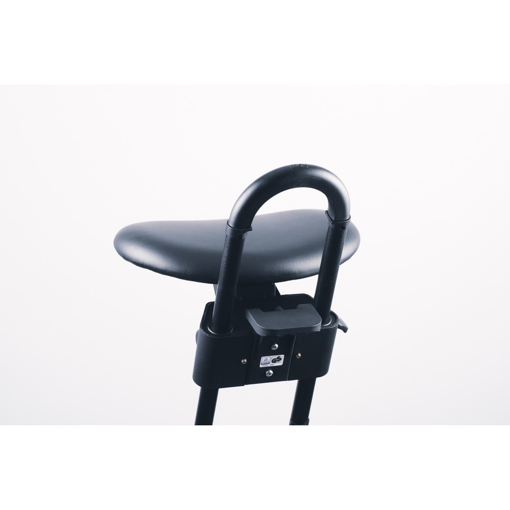 Produktabbildung Nr. 6: Siège assis-debout à roulettes, assise similicuir inclinable, hauteur d'assise 615 à 860 mm