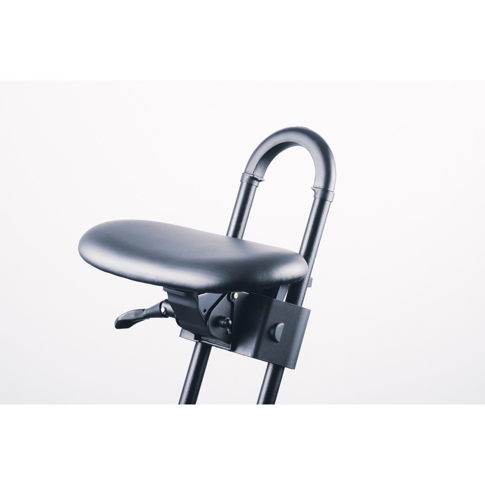 Produktabbildung Nr. 9: Siège assis-debout à roulettes, assise similicuir inclinable, hauteur d'assise 615 à 860 mm