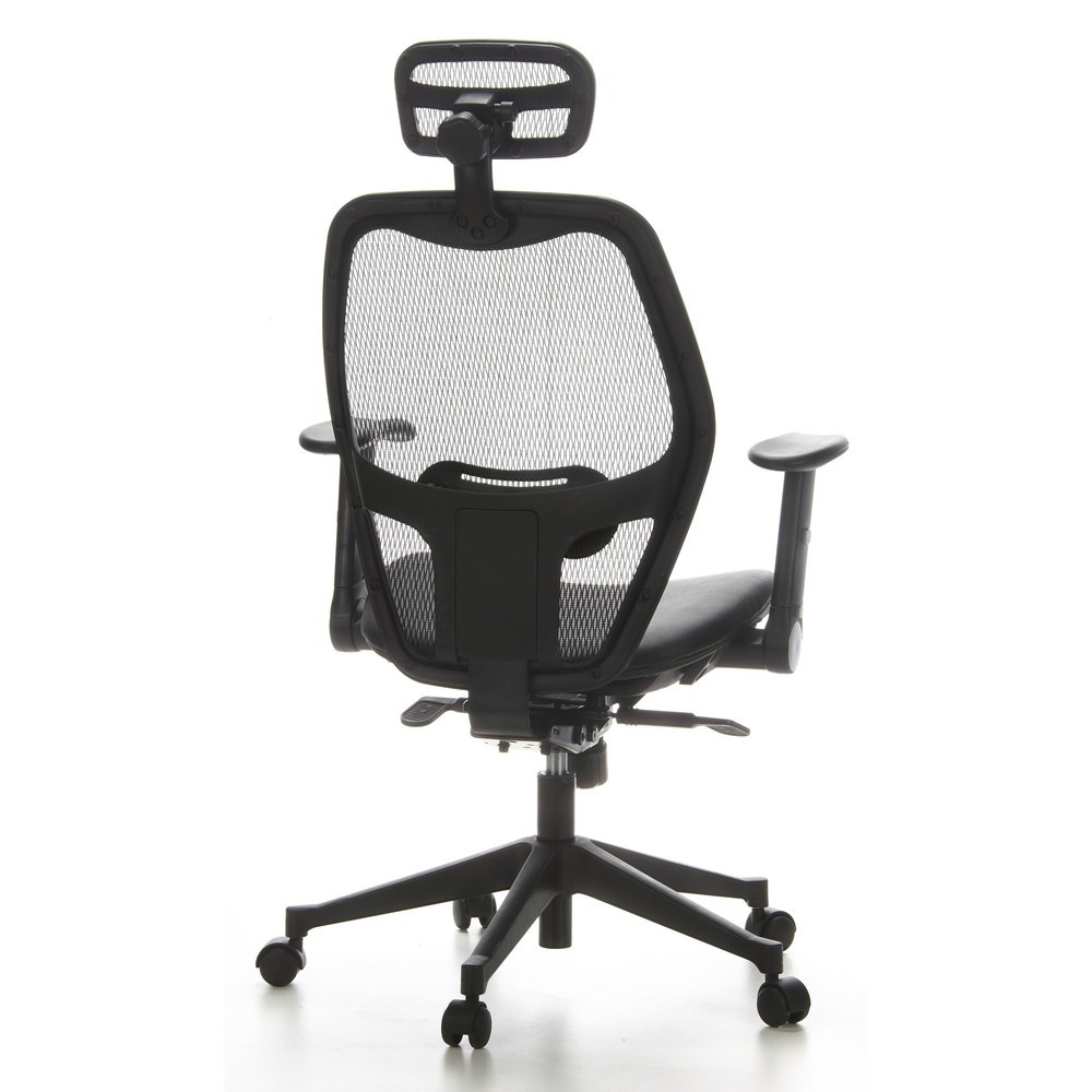 Produktabbildung Nr. 5: Siège de bureau / fauteuil de direction hjh OFFICE AIR PORT maille/cuir, noir