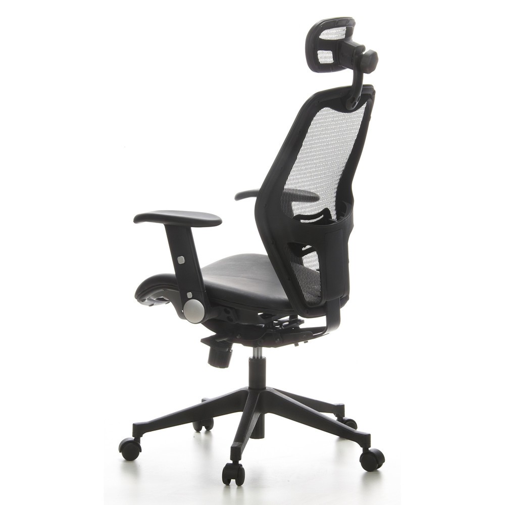 Produktabbildung Nr. 7: Siège de bureau / fauteuil de direction hjh OFFICE AIR PORT maille/cuir, noir