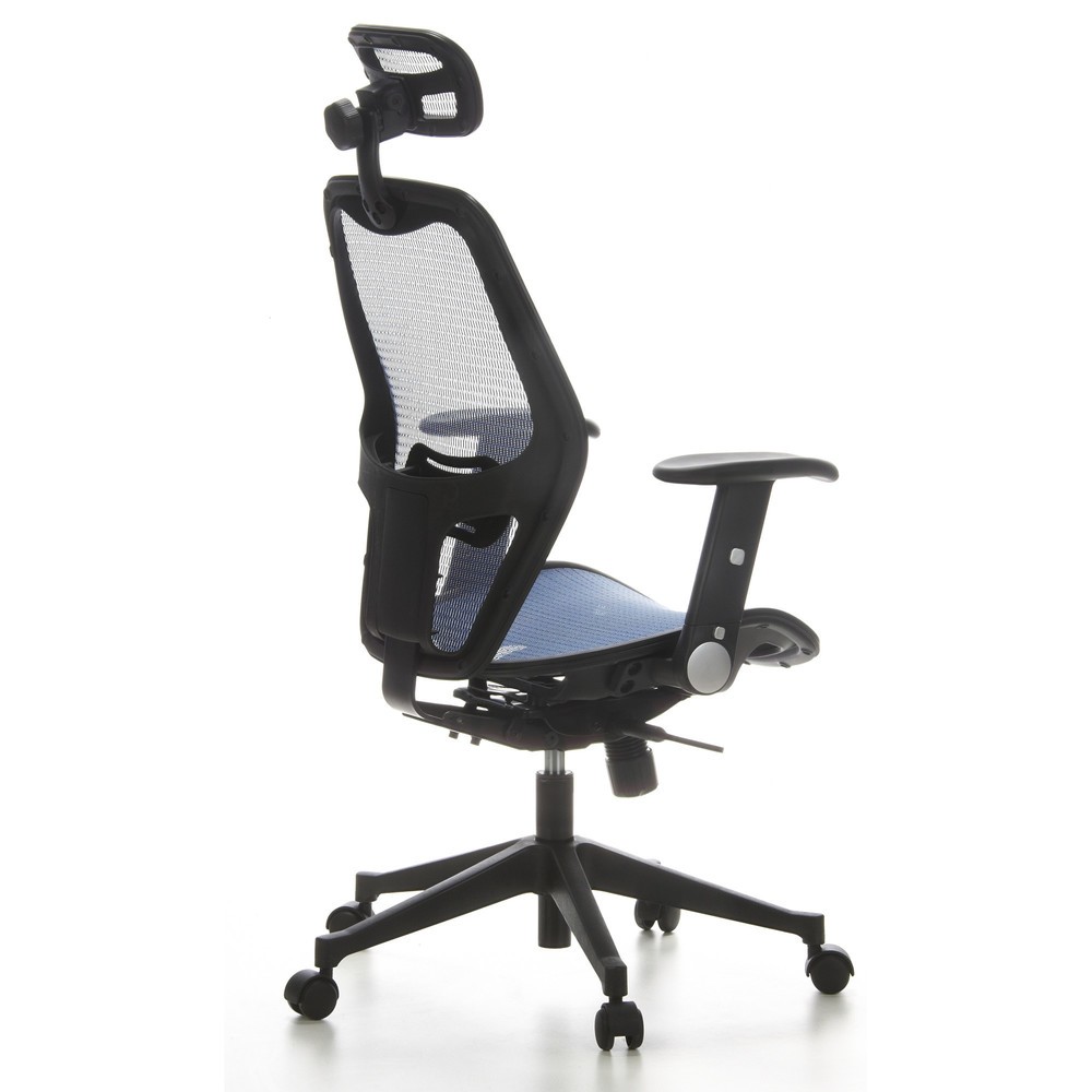 Produktabbildung Nr. 4: Siège de bureau / fauteuil de direction hjh OFFICE AIR PORT maille, bleu