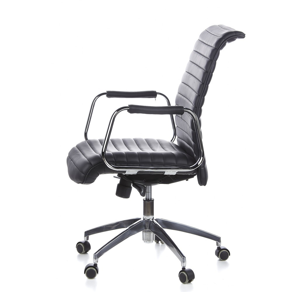 N° de l'image du produit 10 : Siège de bureau / fauteuil de direction hjh OFFICE ASPERA 10 cuir, noir