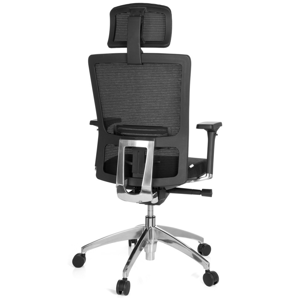 Produktabbildung Nr. 5: Siège de bureau / fauteuil de direction hjh OFFICE ASTRA LUX tissu/maille, noir