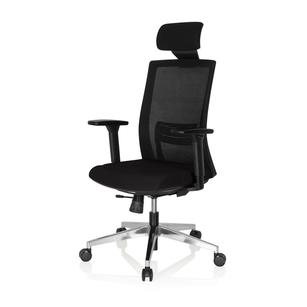 Produktabbildung Nr. 9: Siège de bureau / fauteuil de direction hjh OFFICE CAPTIVA tissu/maille, noir