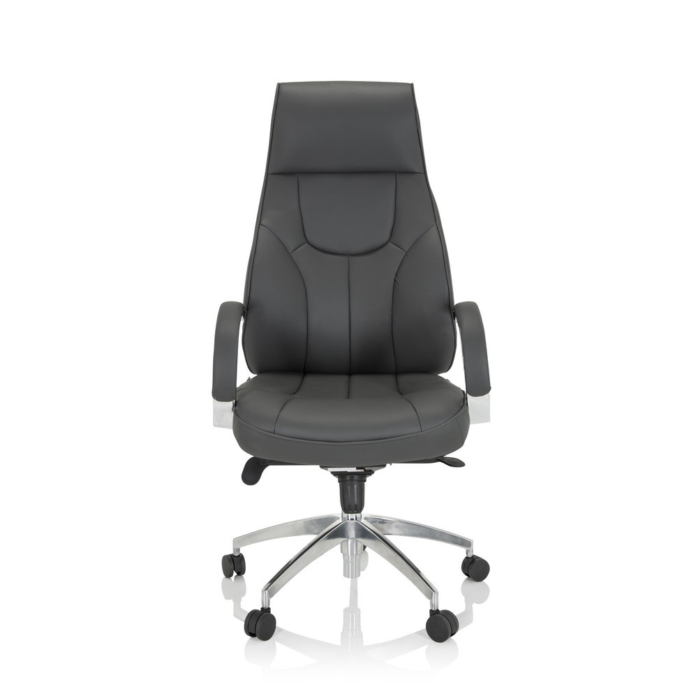 Illustration du produit: Siège de bureau / fauteuil de direction hjh OFFICE ELEGANCE I similicuir, gris