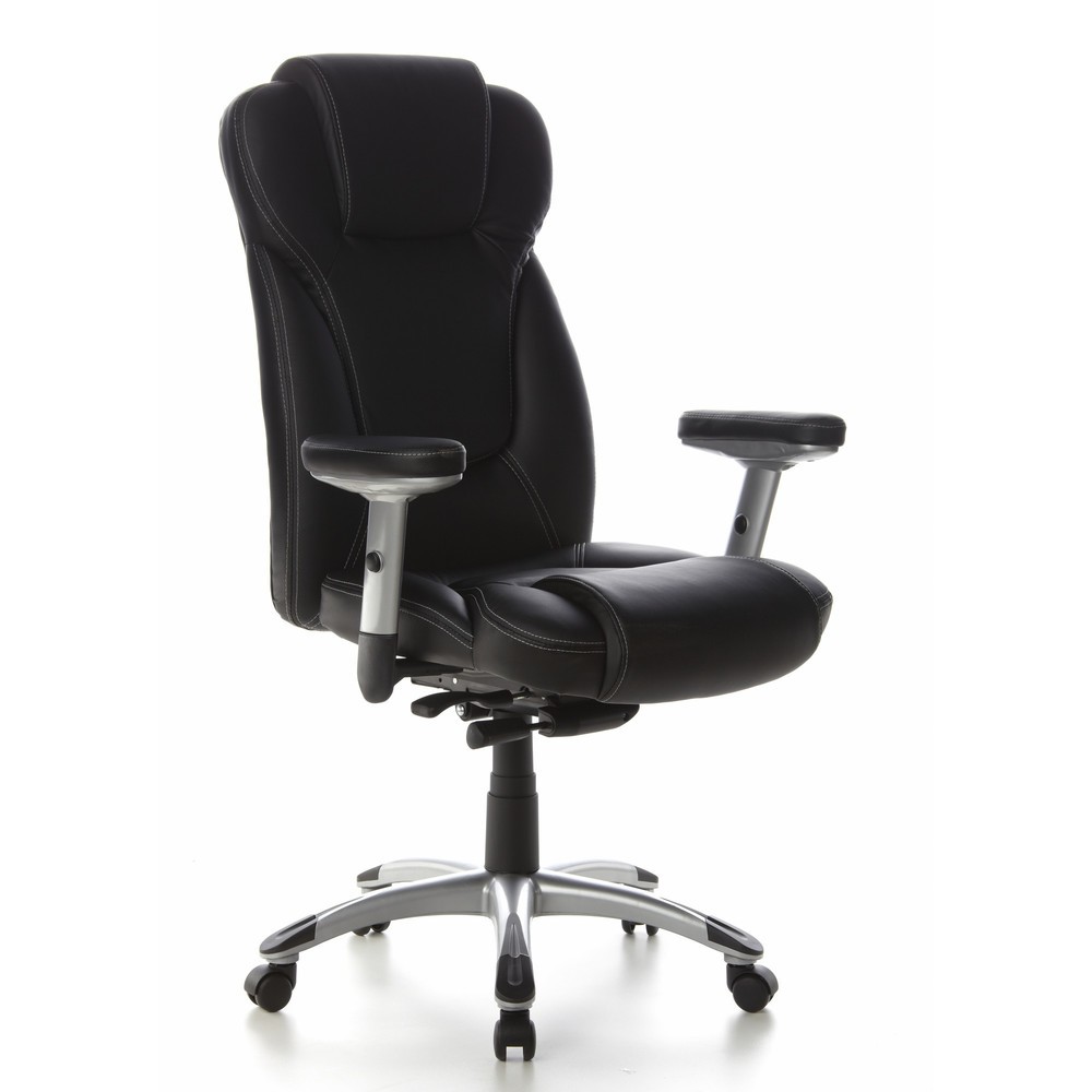 Produktabbildung Nr. 2: Siège de bureau / fauteuil de direction hjh OFFICE EMBASSY 200 cuir, noir