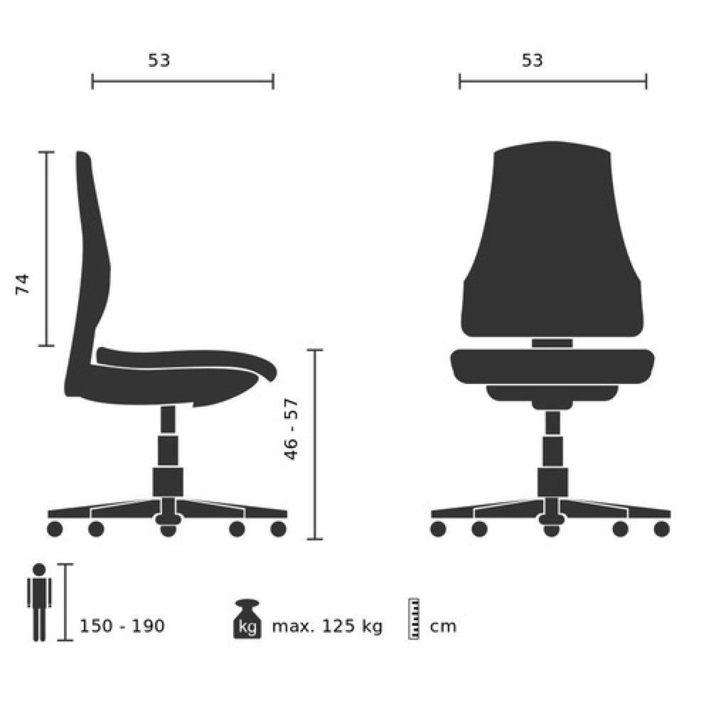 Produktabbildung Nr. 10: Siège de bureau / fauteuil de direction hjh OFFICE EMBASSY 200 cuir, noir
