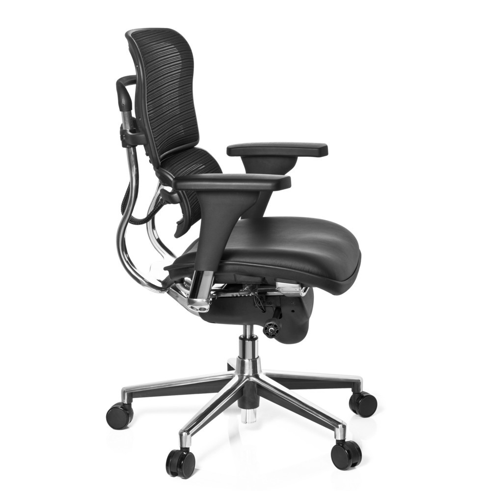 Produktabbildung Nr. 3: Siège de bureau / fauteuil de direction hjh OFFICE ERGOHUMAN STD BASE LN cuir, noir