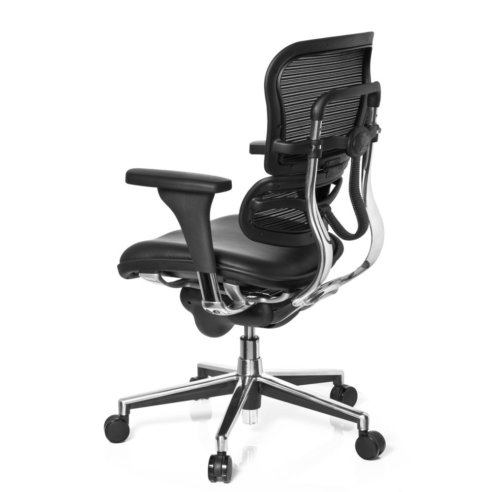Produktabbildung Nr. 7: Siège de bureau / fauteuil de direction hjh OFFICE ERGOHUMAN STD BASE LN cuir, noir