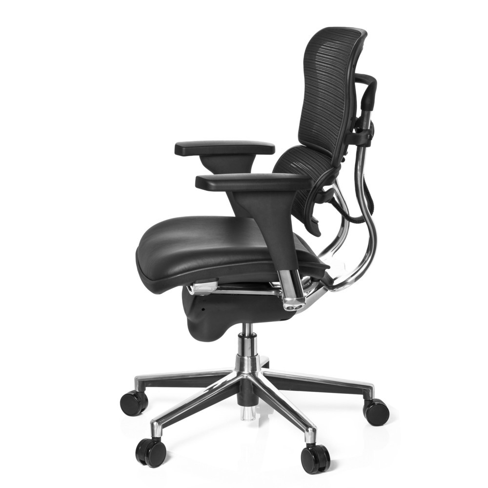 Produktabbildung Nr. 8: Siège de bureau / fauteuil de direction hjh OFFICE ERGOHUMAN STD BASE LN cuir, noir