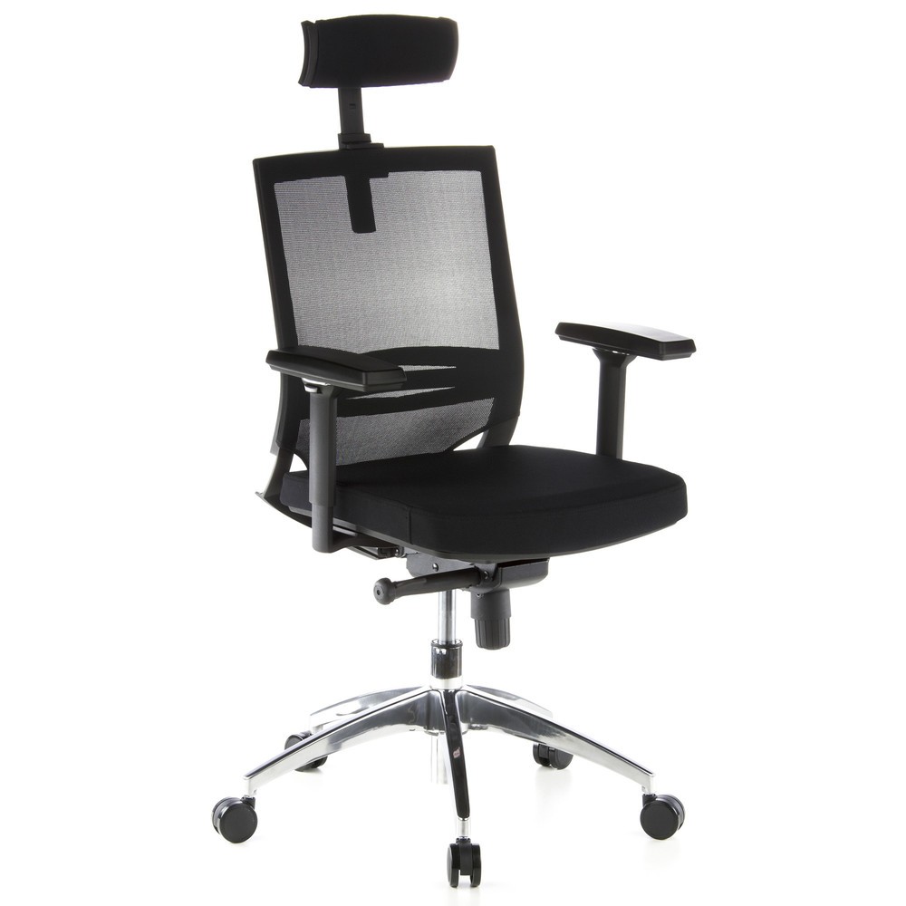 Produktabbildung Nr. 2: Siège de bureau / fauteuil de direction hjh OFFICE PORTO MAX tissu, noir