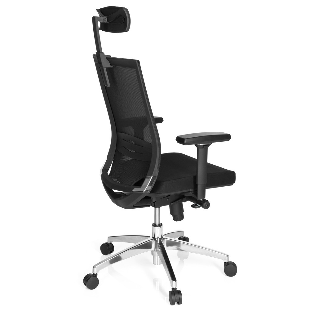 Produktabbildung Nr. 4: Siège de bureau / fauteuil de direction hjh OFFICE PORTO MAX HIGH tissu, noir