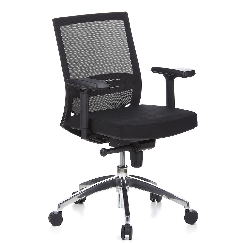 Produktabbildung Nr. 2: Siège de bureau / fauteuil de direction hjh OFFICE PORTO PRO tissu, noir