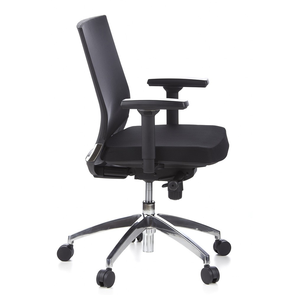 Produktabbildung Nr. 3: Siège de bureau / fauteuil de direction hjh OFFICE PORTO PRO tissu, noir