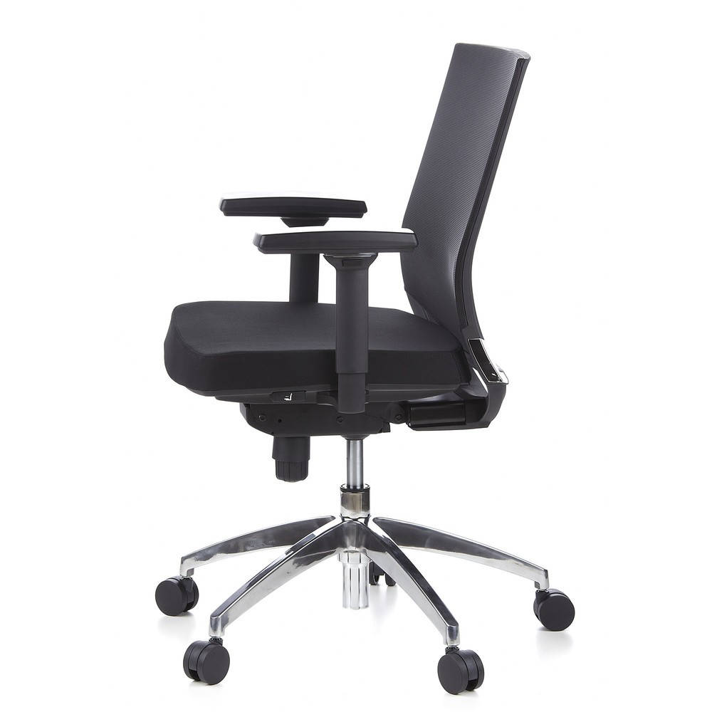 Produktabbildung Nr. 8: Siège de bureau / fauteuil de direction hjh OFFICE PORTO PRO tissu, noir