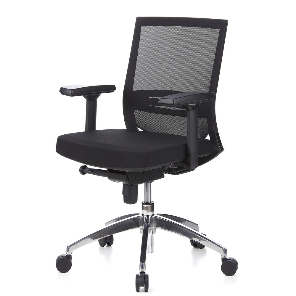 Produktabbildung Nr. 9: Siège de bureau / fauteuil de direction hjh OFFICE PORTO PRO tissu, noir