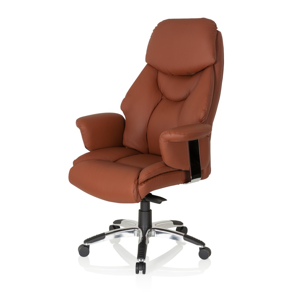 Produktabbildung Nr. 9: Siège de bureau / fauteuil de direction hjh OFFICE PRADO cuir, marron
