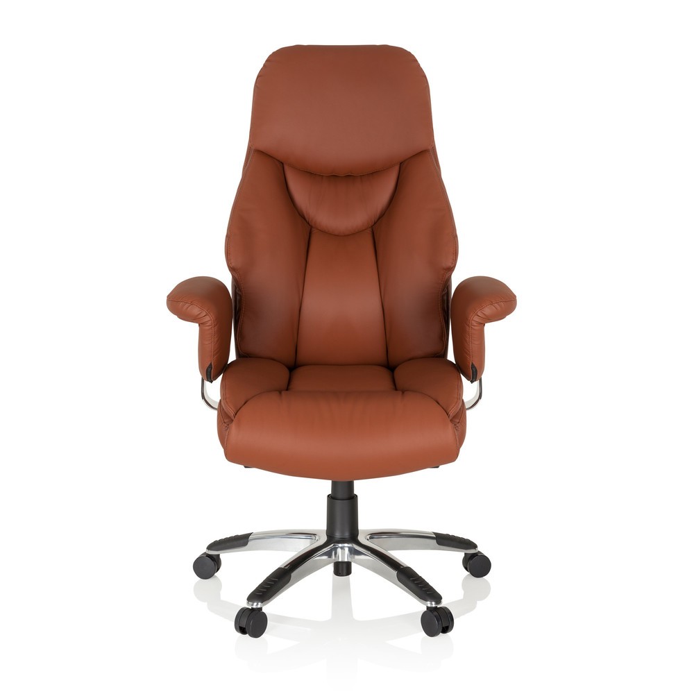 Illustration du produit: Siège de bureau / fauteuil de direction hjh OFFICE PRADO cuir, marron