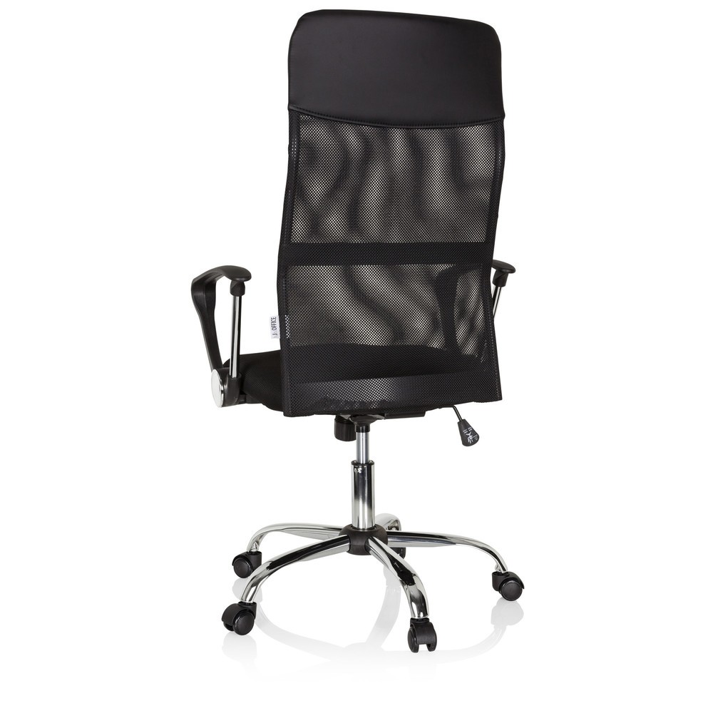 Produktabbildung Nr. 6: Siège de bureau / fauteuil de direction hjh OFFICE PURE NET, similicuir/maille, noir