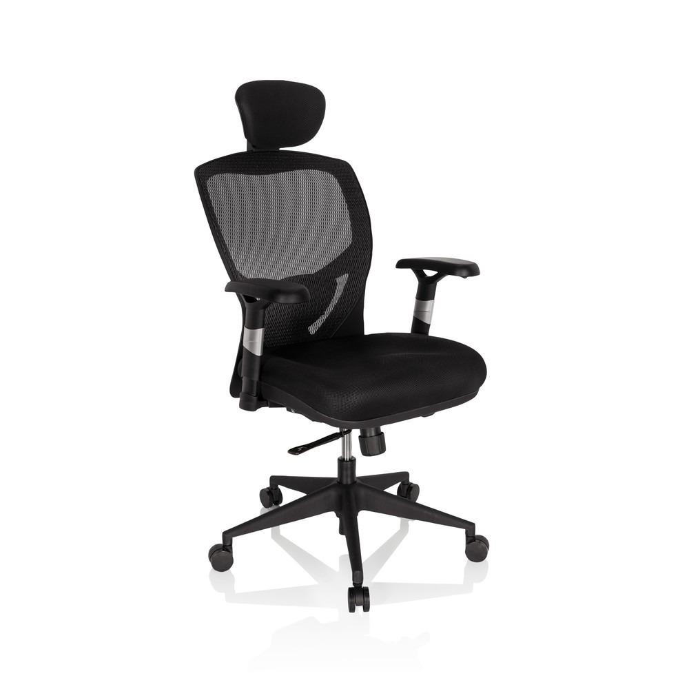 Produktabbildung Nr. 2: Siège de bureau / fauteuil de direction hjh OFFICE VENUS BASE tissu, noir