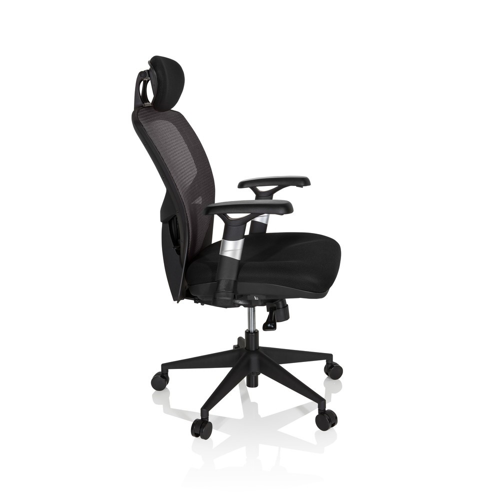 Produktabbildung Nr. 3: Siège de bureau / fauteuil de direction hjh OFFICE VENUS BASE tissu, gris/noir