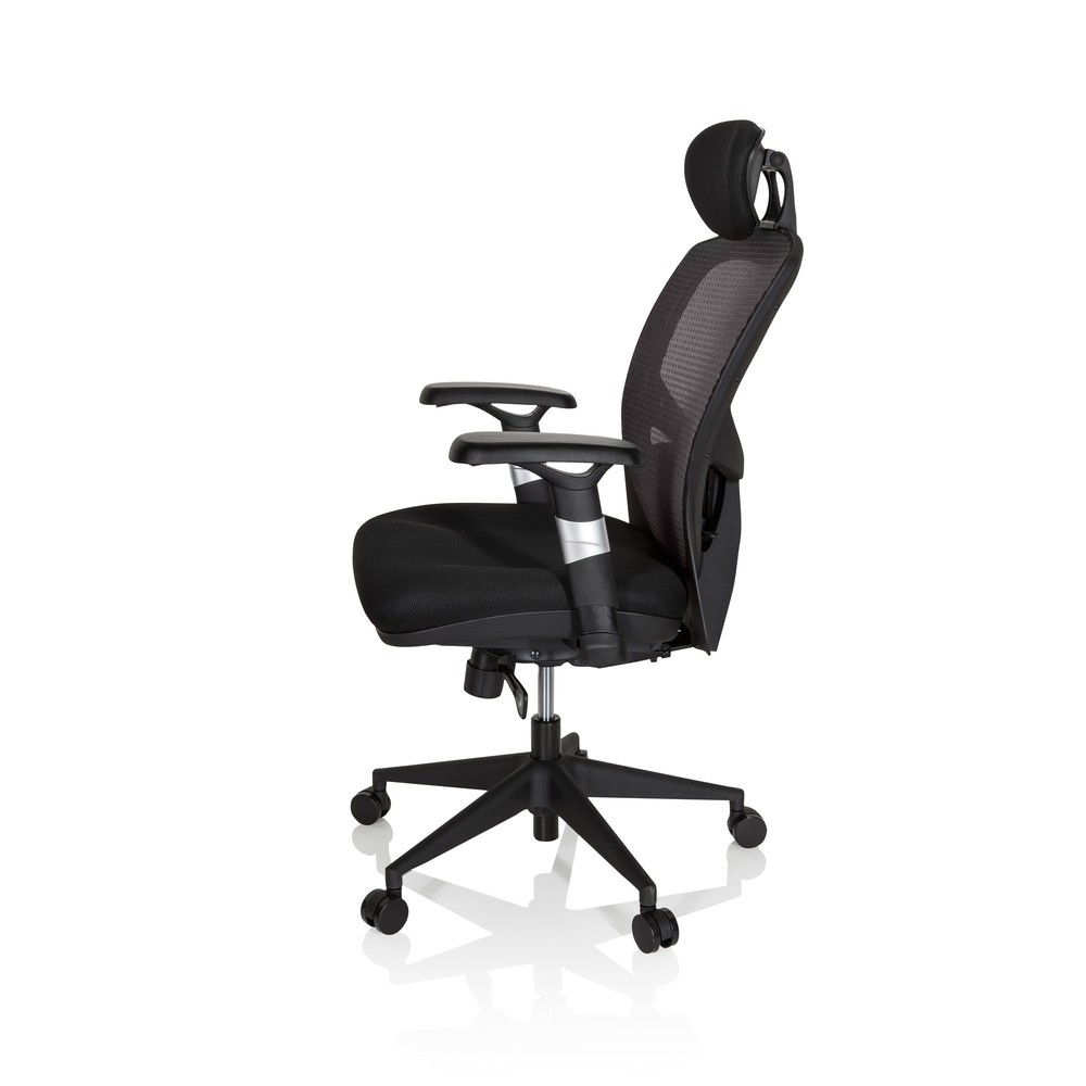 Produktabbildung Nr. 8: Siège de bureau / fauteuil de direction hjh OFFICE VENUS BASE tissu, gris/noir