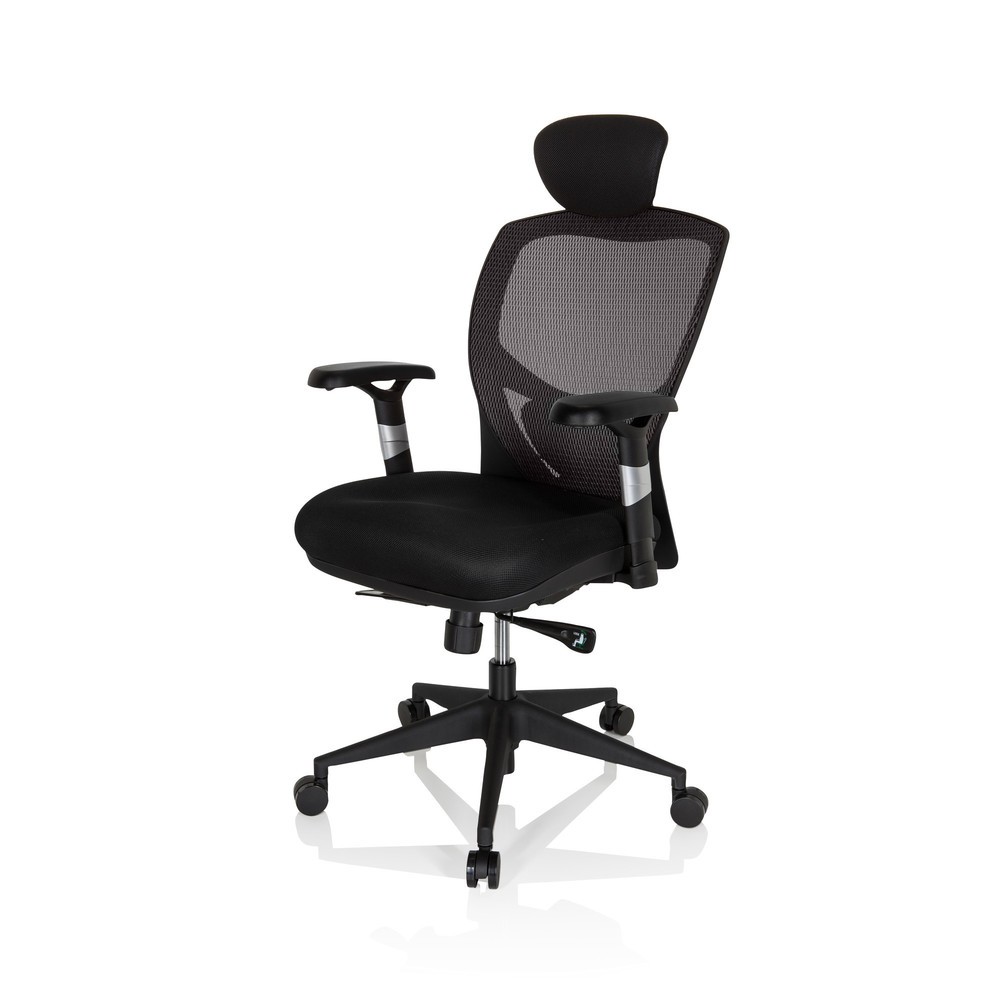 Produktabbildung Nr. 9: Siège de bureau / fauteuil de direction hjh OFFICE VENUS BASE tissu, gris/noir