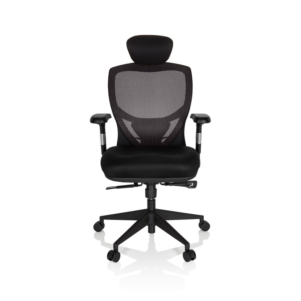 Illustration du produit: Siège de bureau / fauteuil de direction hjh OFFICE VENUS BASE tissu, gris/noir