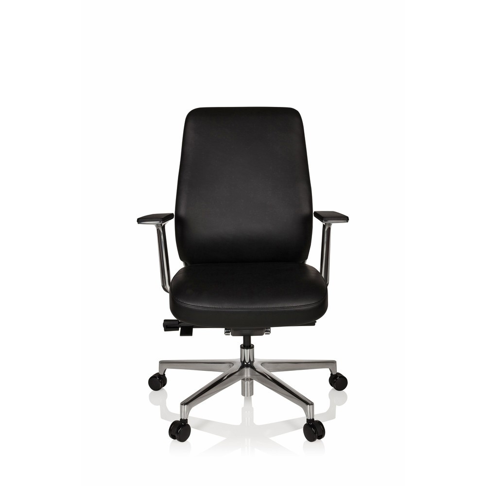 Illustration du produit: Siège de bureau / fauteuil de direction hjh OFFICE VERMONT cuir, noir