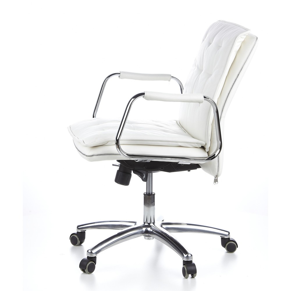 Produktabbildung Nr. 8: Siège de bureau / fauteuil de direction hjh OFFICE VILLA 10 cuir, blanc crème