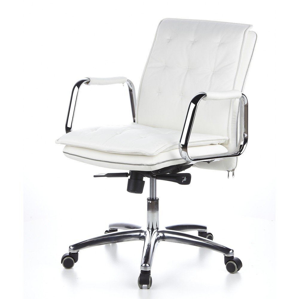 Produktabbildung Nr. 9: Siège de bureau / fauteuil de direction hjh OFFICE VILLA 10 cuir, blanc crème