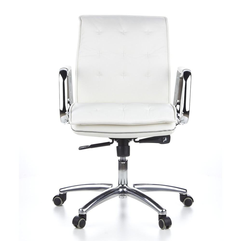 Illustration du produit: Siège de bureau / fauteuil de direction hjh OFFICE VILLA 10 cuir, blanc crème