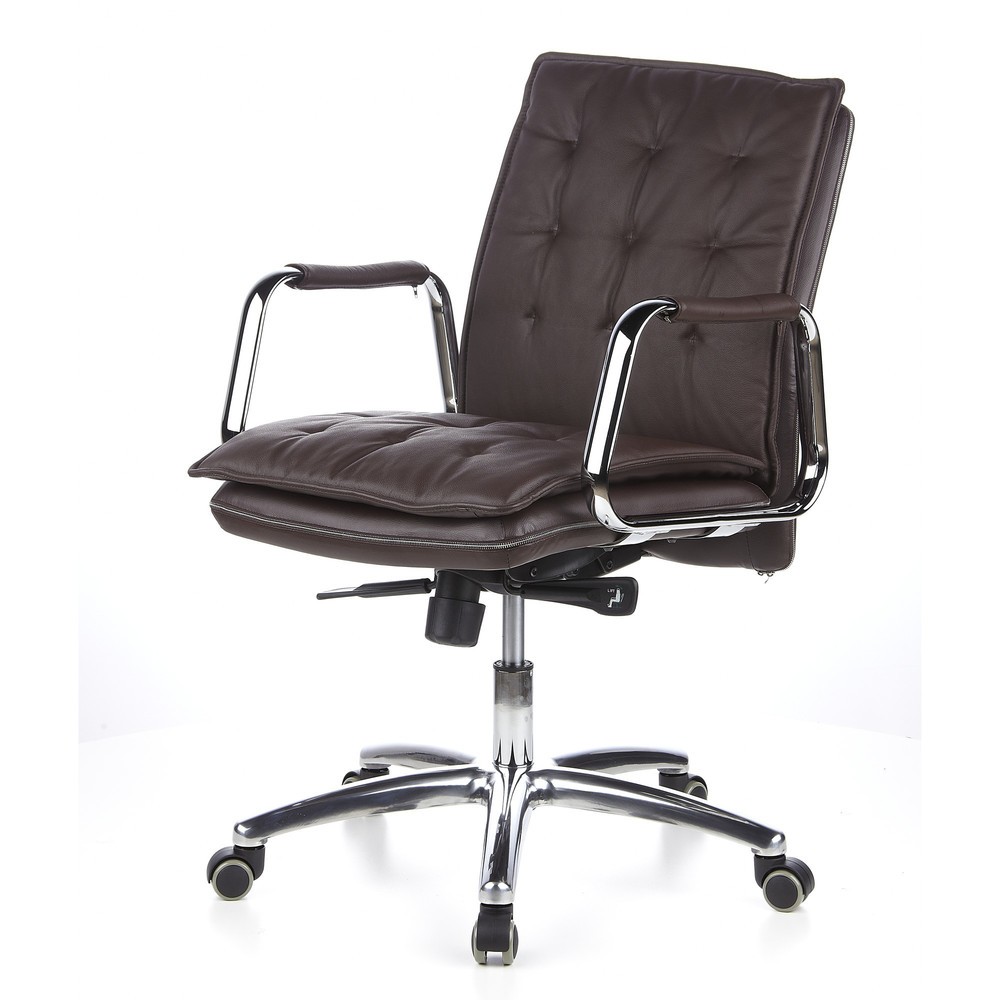 Produktabbildung Nr. 9: Siège de bureau / fauteuil de direction hjh OFFICE VILLA 10 cuir, marron