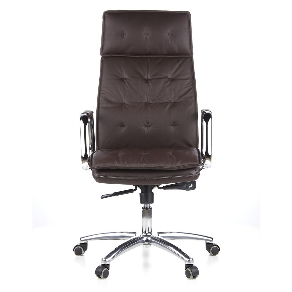 Illustration du produit: Siège de bureau / fauteuil de direction hjh OFFICE VILLA 20 cuir, marron