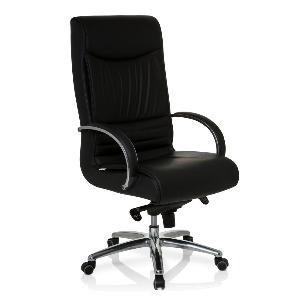 Produktabbildung Nr. 2: Siège de bureau / fauteuil de direction hjh OFFICE XXL F 400 cuir/similicuir, noir