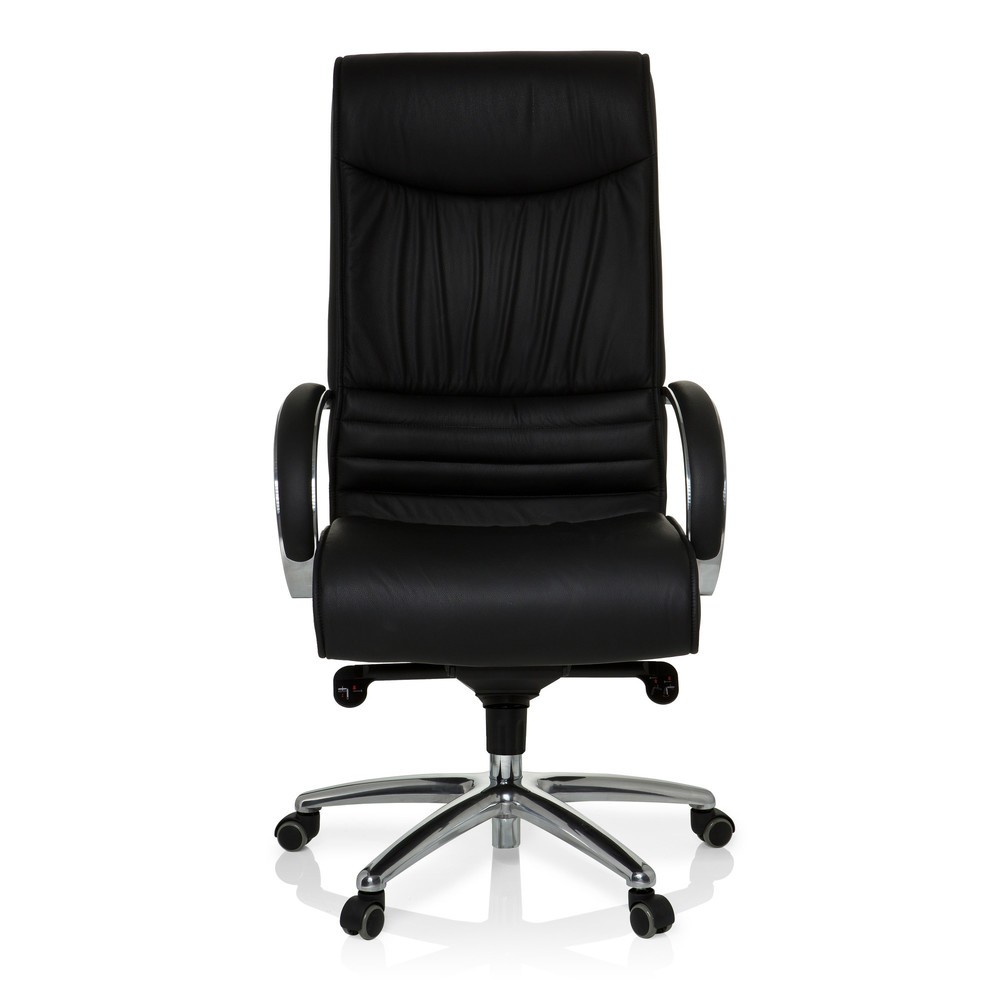 Illustration du produit: Siège de bureau / fauteuil de direction hjh OFFICE XXL F 400 cuir/similicuir, noir
