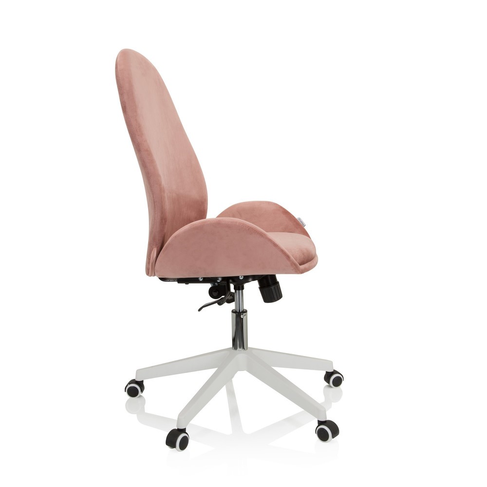 Produktabbildung Nr. 7: Chaise de bureau / chaise pivotante hjh OFFICE AVEA velours, rose