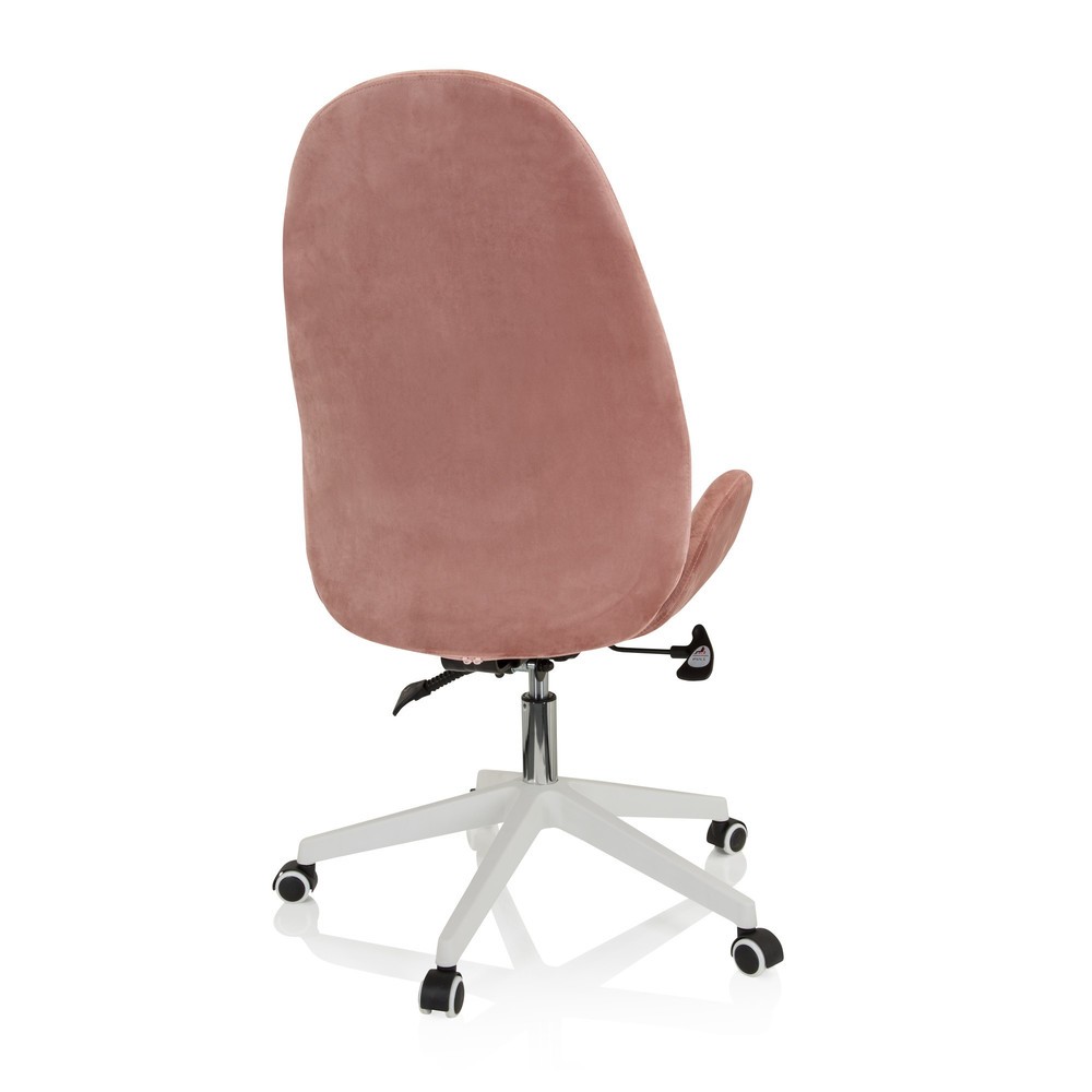 Produktabbildung Nr. 9: Chaise de bureau / chaise pivotante hjh OFFICE AVEA velours, rose
