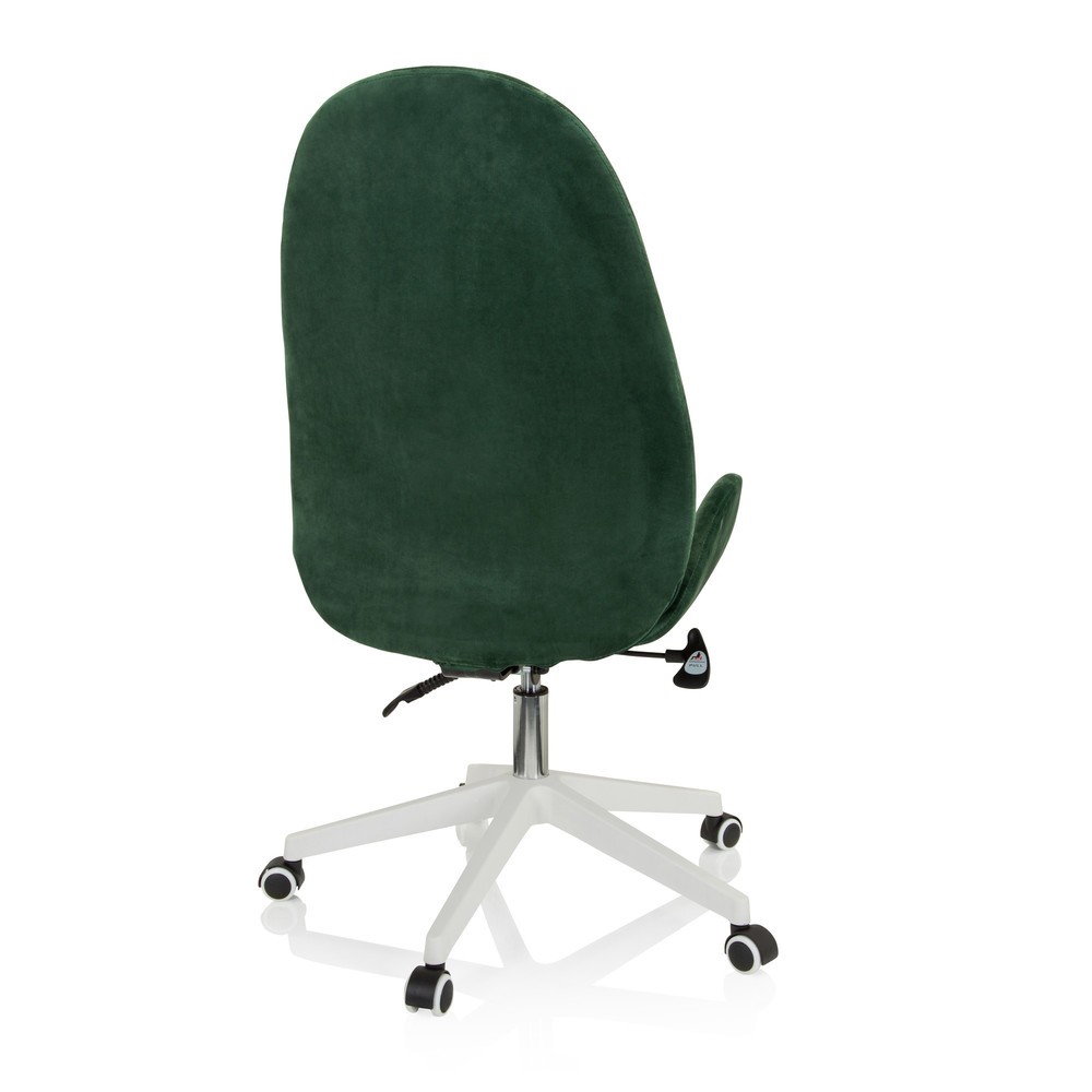 N° de l'image du produit 8 : Chaise de bureau / chaise pivotante hjh OFFICE AVEA velours, vert