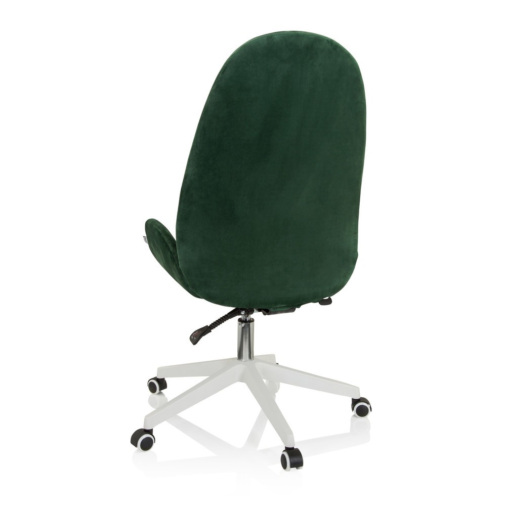 N° de l'image du produit 9 : Chaise de bureau / chaise pivotante hjh OFFICE AVEA velours, vert