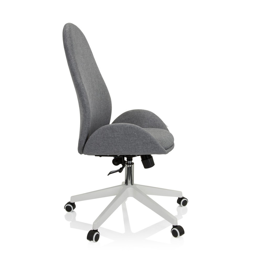 N° de l'image du produit 7 : Chaise de bureau / chaise pivotante hjh OFFICE AVEA I tissu, gris