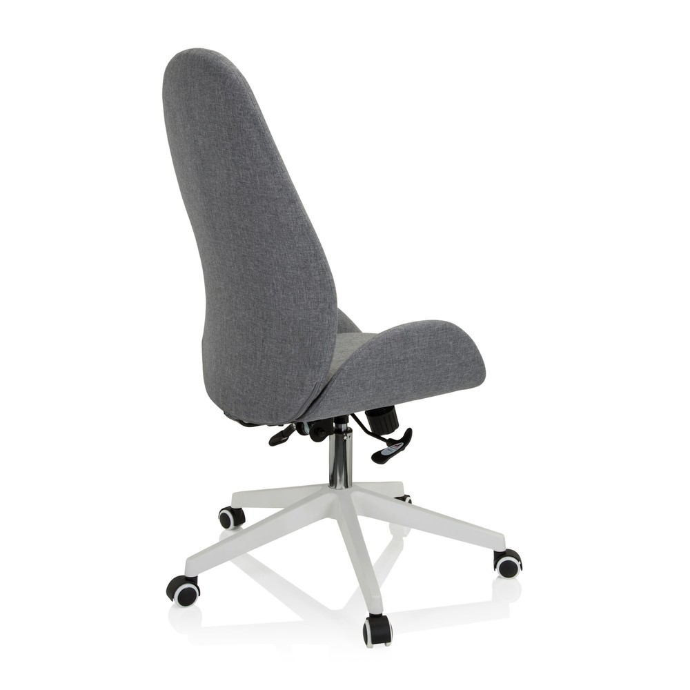 N° de l'image du produit 8 : Chaise de bureau / chaise pivotante hjh OFFICE AVEA I tissu, gris