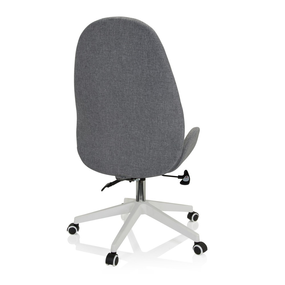 N° de l'image du produit 9 : Chaise de bureau / chaise pivotante hjh OFFICE AVEA I tissu, gris