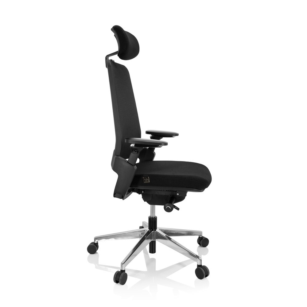 Produktabbildung Nr. 7: Chaise de bureau / chaise pivotante hjh OFFICE BRACIO tissu, noir