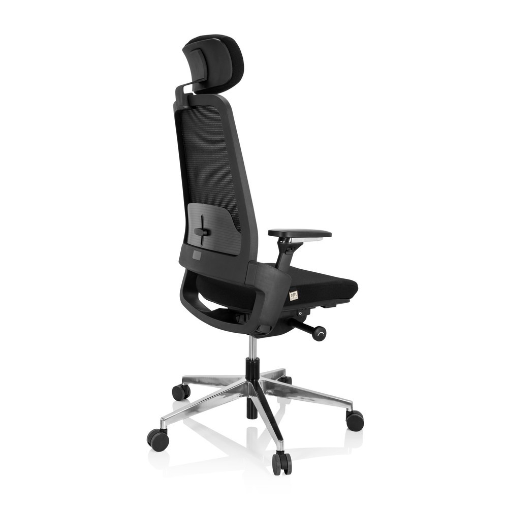Produktabbildung Nr. 8: Chaise de bureau / chaise pivotante hjh OFFICE BRACIO tissu, noir