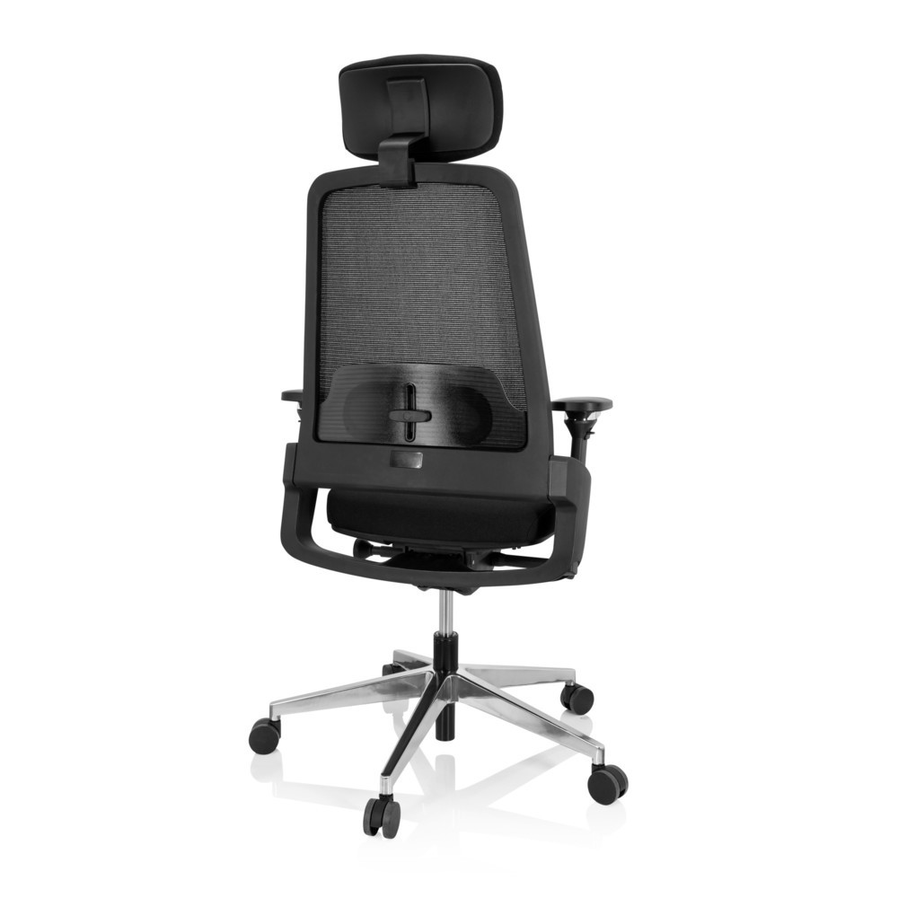 Produktabbildung Nr. 9: Chaise de bureau / chaise pivotante hjh OFFICE BRACIO tissu, noir