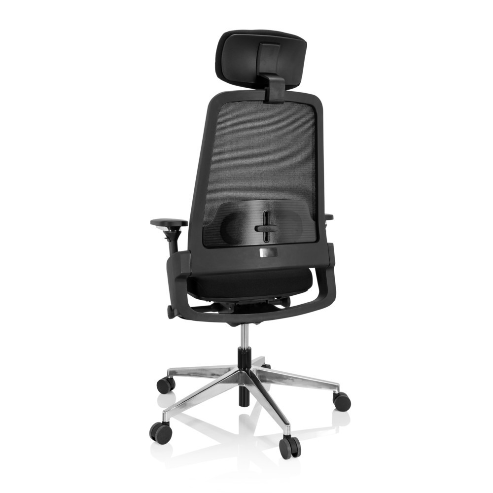 Produktabbildung Nr. 10: Chaise de bureau / chaise pivotante hjh OFFICE BRACIO tissu, noir